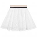 Jupe en broderie anglaise BOSS pour FILLE
