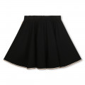 Skater skirt with striped trim BOSS for GIRL