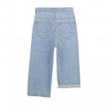 Jeans dritti denim di cotone BOSS Per BAMBINA