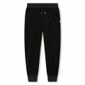 Velvet jogging trousers BOSS for GIRL