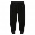 Velvet jogging trousers BOSS for GIRL