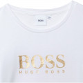 T-shirt in cotone e modal BOSS Per BAMBINA
