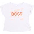 T-shirt en coton BOSS pour FILLE