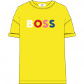 T-shirt en jersey di cotone BOSS Per BAMBINA