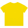 T-shirt en jersey di cotone BOSS Per BAMBINA