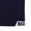 Cotton piqué knit polo shirt BOSS for GIRL