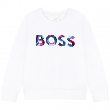 Sweatshirt mit Logo BOSS Für MÄDCHEN