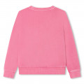 Cotton fleece sweatshirt BOSS for GIRL