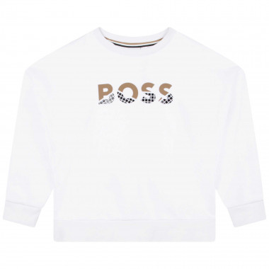 Loose-fit cotton sweatshirt BOSS for GIRL