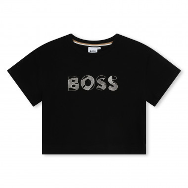 Short-sleeved cotton t-shirt BOSS for GIRL