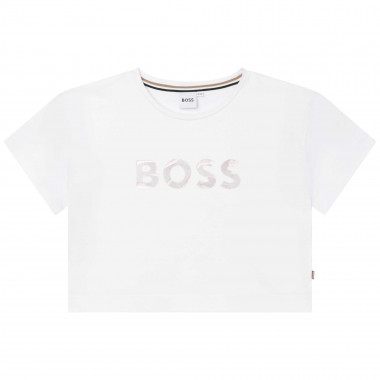 Short-sleeved cotton t-shirt BOSS for GIRL