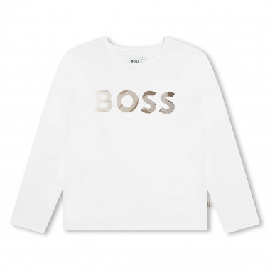 Long-sleeved cotton t-shirt BOSS for GIRL