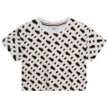 T-shirt manches courtes BOSS pour FILLE
