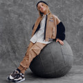 Blouson bimatière avec badges BOSS pour FILLE