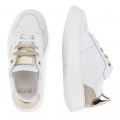 Low-top calfskin trainers BOSS for GIRL