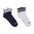 Lot 2 paires de chaussettes BOSS pour GARCON