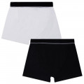 Set van 2 katoenen boxershorts BOSS Voor