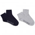 2 Paar Socken aus Baumwolle BOSS Für JUNGE