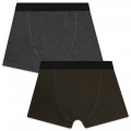 2-pack of boxers with logo BOSS for BOY