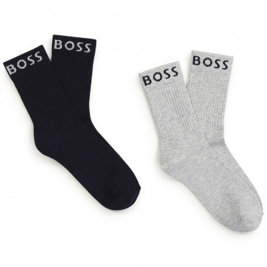 Set van twee paar sokken BOSS Voor