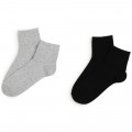 2-pair set of ankle socks BOSS for BOY