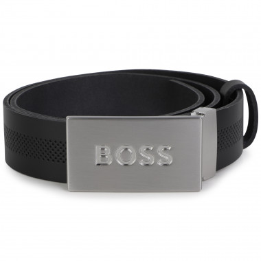 Leather belt BOSS for BOY