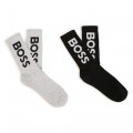 Lot de 2 paires de chaussettes BOSS pour GARCON