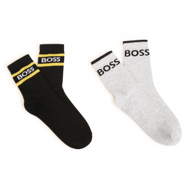 Pack de 2 pares de calcetines BOSS para NIÑO