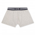 Lot de 2 boxers en coton BOSS pour GARCON