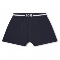 Two-pack of cotton boxers BOSS for BOY