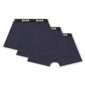 Set of 3 boxer shorts BOSS for BOY