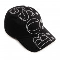Gorra de sarga de algodón BOSS para NIÑO