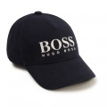 Plain cotton twill cap BOSS for BOY