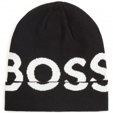 Knitted cotton hat BOSS for BOY