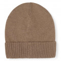 Tricot hat with turn up BOSS for BOY