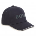 Gorra ajustable de algodón BOSS para NIÑO