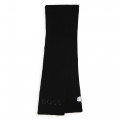 Ribbed cotton scarf BOSS for BOY
