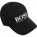Lined cotton baseball cap BOSS for BOY