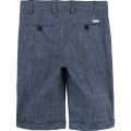 Bermuda de costume en coton BOSS pour GARCON