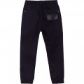 Elasticated cotton trousers BOSS for BOY