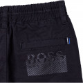 Pantaloni in cotone elasticizzato BOSS Per RAGAZZO