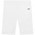 Cotton twill bermuda shorts BOSS for BOY