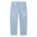 5-pocket embossed logo jeans BOSS for BOY