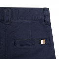 Pantalon 5 poches sergé coton BOSS pour GARCON
