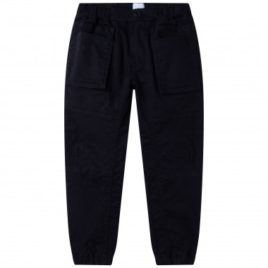 Cotton twill trousers BOSS for BOY
