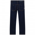 Gerade Jeans mit geprägtem Logo BOSS Für JUNGE