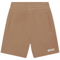 Fleece jogging bermuda shorts BOSS for BOY