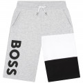 Fleece bermuda jogging shorts BOSS for BOY