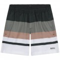 Striped swimming shorts BOSS for BOY
