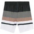 Striped swimming shorts BOSS for BOY